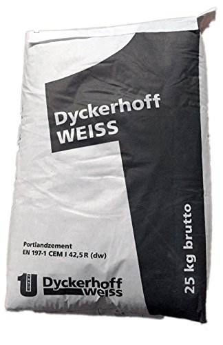 Weißzement Dyckerhoff Weiß CEM I 42,5/R, 25 kg