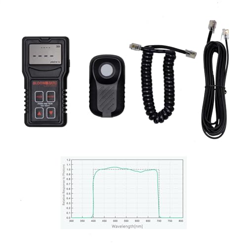 Bloomstar by Crescience PAR-Meter Quantum-Sensor Belichtungsmessgerät für photosynthetisch aktive Strahlung