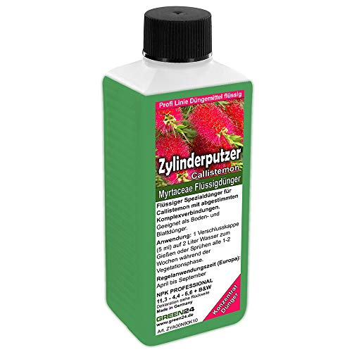 Zylinderputzer Callistemon Dünger NPK düngen, Premium Flüssigdünger aus der Profi Linie