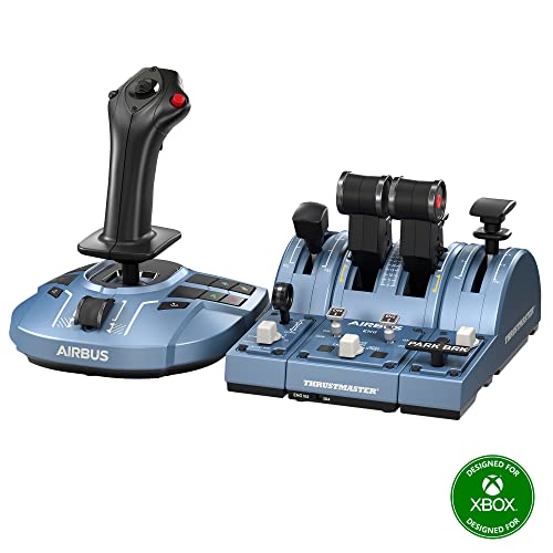 Thrustmaster TCA Captain Pack X Airbus Edition, Ergonomisches Replikat des Airbus-Sidesticks und Schubhebel-Quadranten, Offiziell Lizenziert für Xbox Series X|S und PC