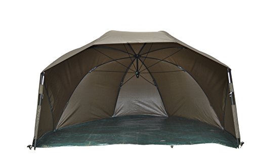 MK-Angelsport extra großes Brolly 1,52m x 2,47m x 1,45m (LxBxH), schnellaufbau Shelter 60 Zoll, wasserdichtes Zelt, 10.000mm Wassersäule, 1 Mann