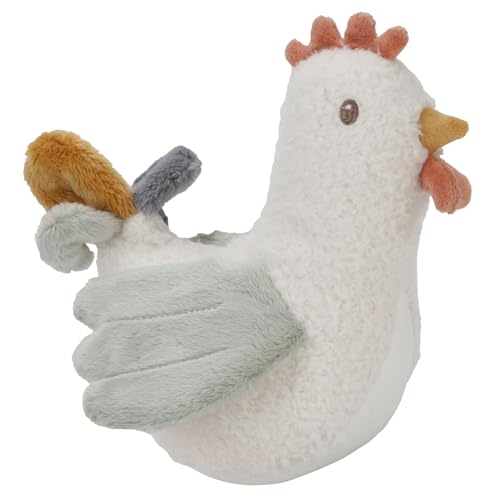 Little Dutch 8803 Stehauffigur Stofftier Huhn weiß - Little Farm