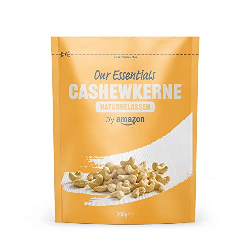 by Amazon Cashewkerne naturbelassen, 200g (1er-Pack)