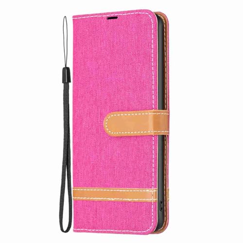 Beddouuk Hülle für Samsung Galaxy A35 Handyhülle,Leder Klapphülle mit Kartenfach,Tasche Ständer Schutzhülle Handytasche Hülle für Samsung Galaxy A35-Rosenrot