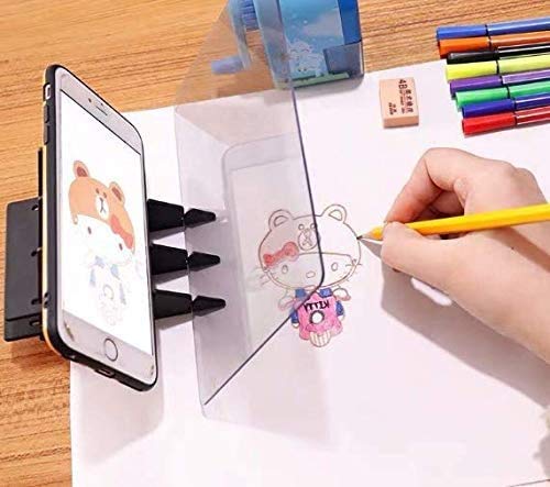 DIY Drawing Tracing Pad Optisches Bild Zeichenbrett Optische Linsen Sketch Wizard Malerei Optische Bildgebung Tracking-Platte Draw Projector Copy Pad für Null-basierte Studenten Anfänger Skizzieren