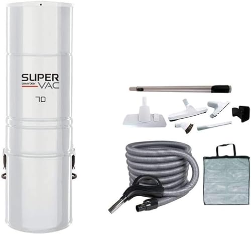 HAYDEN SuperVac 70-690 Airwatt Centralstaubsauger mit Supra Rohr 9 m