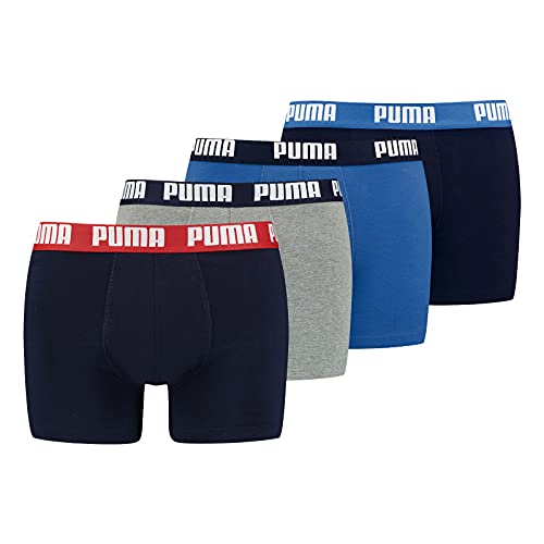 PUMA Herren Boxershorts Shorts Unterhosen Everyday Boxer 4er Pack, Wäschegröße:XXL, Artikel:-001 Blue Combo