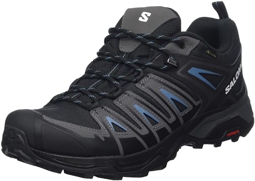 Salomon X Ultra Pioneer Gore-Tex Herren Wanderschuhe, Alle Wetterbedingungen, Sicherer Fußhalt, Stabil und gedämpft, Black, 44