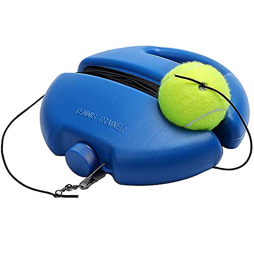 POFET Tennis-Trainer, Rebound-Ball, Trainer Baseboard Set mit 1 Rebound Ball,komplettes Selbststudierübung, Tennis-Trainingsgerät