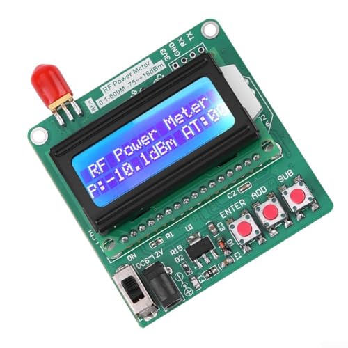 Digitaler HF-Signal-Frequenzzähler, Zähler, Cymometer-Tester, digitaler LCD-RF-Leistungsmesser -75 ~ 16 DBm Radiofrequenzdämpfung