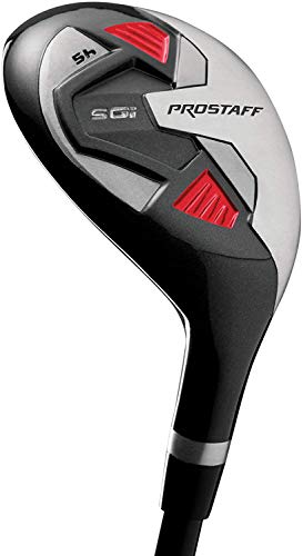 Wilson Staff Golfschläger, Pro Staff SGI Hybrid 3, Für Rechtshänder, Schaft aus Graphit, Rot/Schwarz, WGD151600