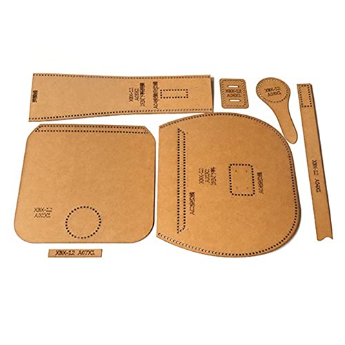 Echwave 1 Set Lederwerkzeuge DIY Handmade Craft Schablone Kraft Tasche Schnittmuster Fertigprodukt Größe 21x19x6,5CM