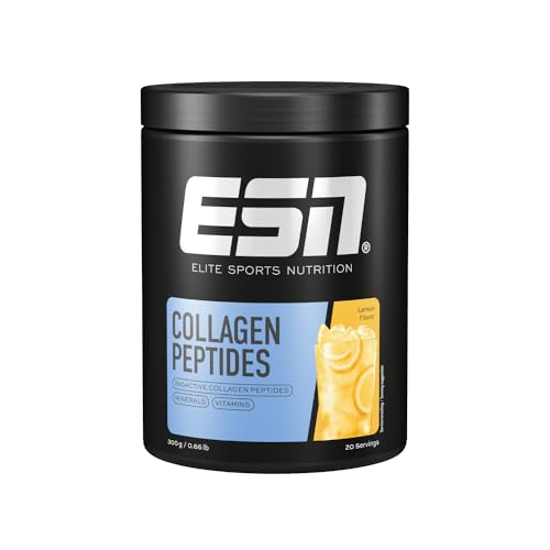 ESN Collagen Peptides, Lemon, 300 g, fördert Gelenkstabilität und Hautelastizität, Unterstützt Sehnen- und Bandgesundheit, geprüfte Qualität - made in Germany