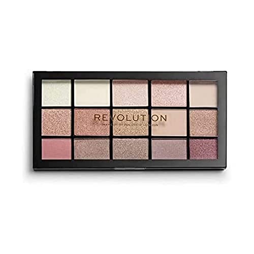 Makeup Revolution, Reloaded, Lidschattenpalette, hochpigmentiert, Iconic 3.0, 15 Farbtöne, matt und schimmernd, 16,5 g