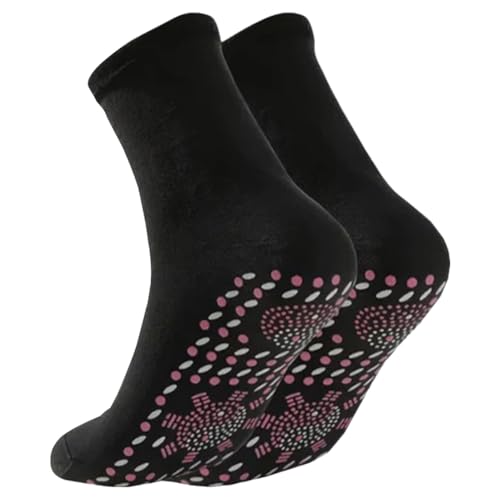 Fiorky Unisex-Socken for das Gesundheitswesen, bequeme Hyperthermie-Socken, weiche Fußmassage, thermotherapeutische Socken, Turmalin-Akupressur-Selbsterwärmungssocken for Damen und Herren