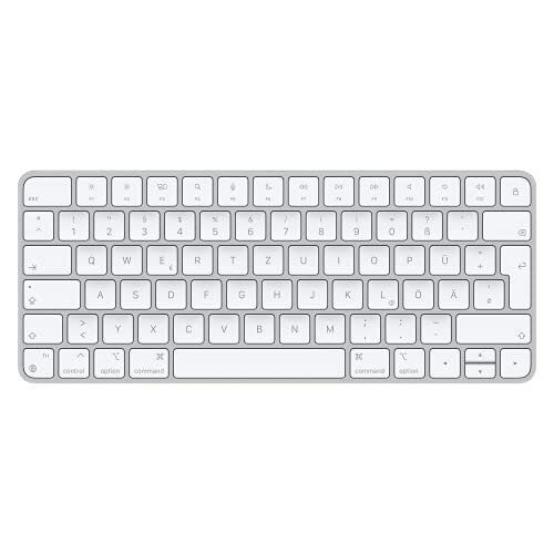 Apple Magic Keyboard: Bluetooth, wiederaufladbar. Kompatibel mit Mac, iPad oder iPhone; Deutsch, Silber