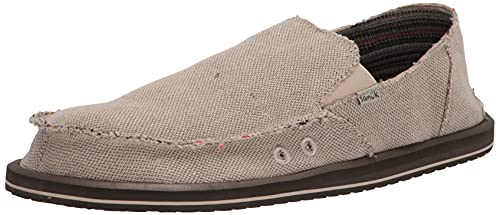 Sanuk Herren Hanf Natur Slipper, 49 EU