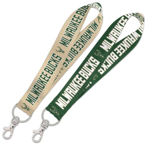 WinCraft NBA Milwaukee Bucks Schlüsselband, 2,5 cm