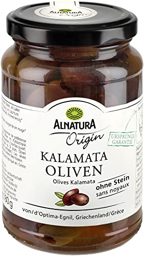 Alnatura Bio Origin Kalamon Oliven ohne Stein, 180g