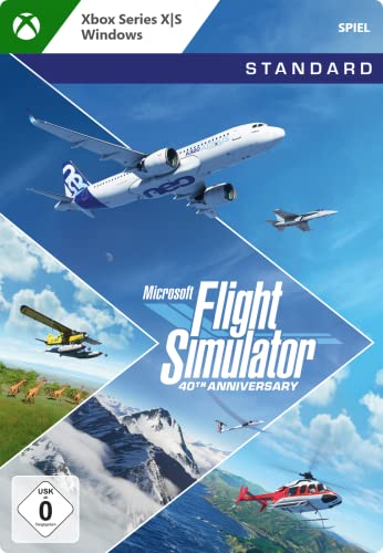 Xbox Game Studios Flight Simulator 40th Anniversary - Standard Edition | Xbox & Windows 10 - Download Code, G7Q-00133