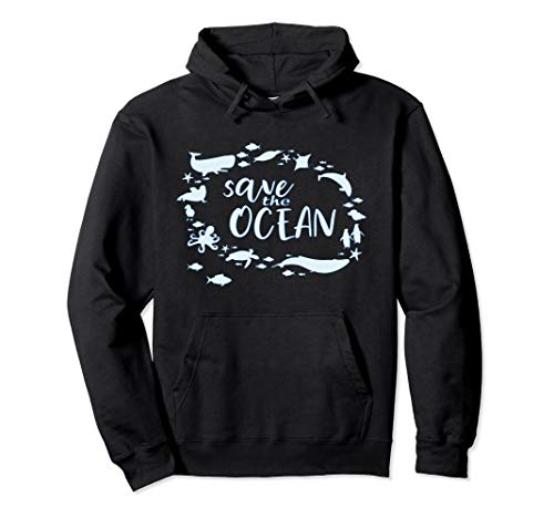 Save The Ocean Beach Cleaning Strandreinigung Tierschutz Pullover Hoodie