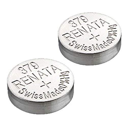 2 x Renata 379 SR521SW 1,55 V Uhr Silberoxid Batterie