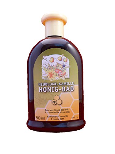 Heublume Kamille Honig Bad 500ml Pflegebad, Schaumbad | Einfach mal die Seele baumeln lassen | Entspannung pur!