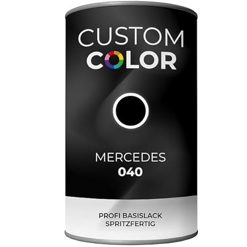 Custom Color Autolack für Mercedes 040 1 Liter Basislack Spritzfertig