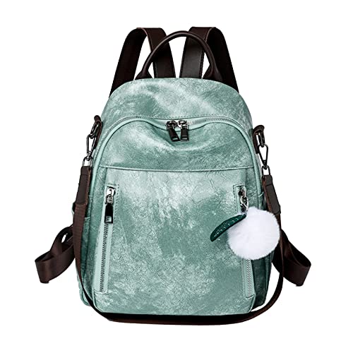 SRZYMJ Damen Rucksack Blau Backpack Women Schwarzer Rucksack Damen Rucksack Mit Nieten Rucksach Rucksack Damen Faltbar Rucksack Damen Reflektorstreifen41 Rucksack Kidney Pad