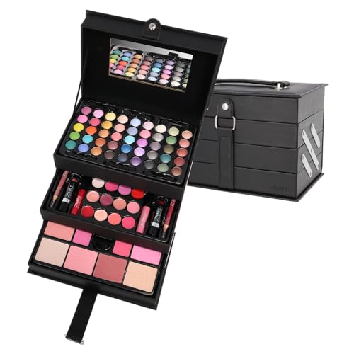 ZMILE COSMETICS Beauty Case Black Kosmetikkoffer vegane Kosmetik mit Schminke - Make Up Set für unterwegs, zum Reisen und Verschenken