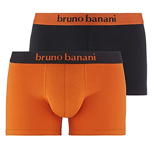 bruno banani - Flowing - Short / Pant - 2er Pack (3XL Kürbis / Schwarz)