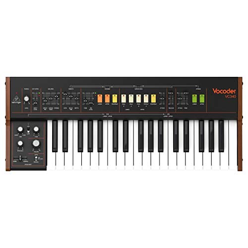 Behringer VOCODER VC340 Authentischer analoger Vocoder für Human Voice und Strings Ensemble Sounds aus den 80er Jahren