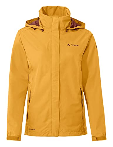 VAUDE Damen Women's Escape Light Jacket Regenjacke, Burnt Yellow, 38 EU