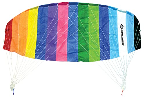 Schildkröt® Dual Line Sport Kite 2.0, Zweileiner Lenkmatte, ab 14 Jahren, 75x200cm, inkl. Polyester Flying Line (60kp), 2x25m auf Winder mit Schlaufen, 2-6 Beaufort; 970469