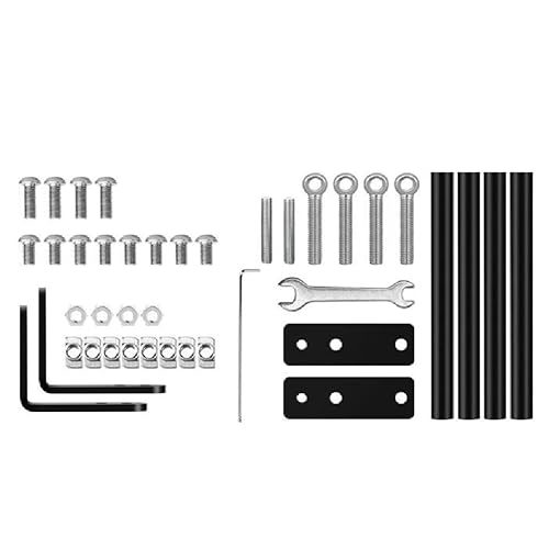 Verbessertes Zaxis Zugstangen Set Für Ender3/Ender3Pro/CR10/CR10S Spurstangen Set Aus Aluminiumlegierung 3D Drucker Spurstangen Metall Befestigungsblöcke Aus Aluminiumlegierung