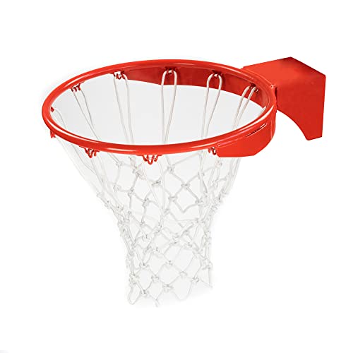 RomiSport Basketballkorb Basketball Basketballring mit Ring und Netz Qualität-und Sicherheitsgeprüft Ø45 Indoor und Outdoor