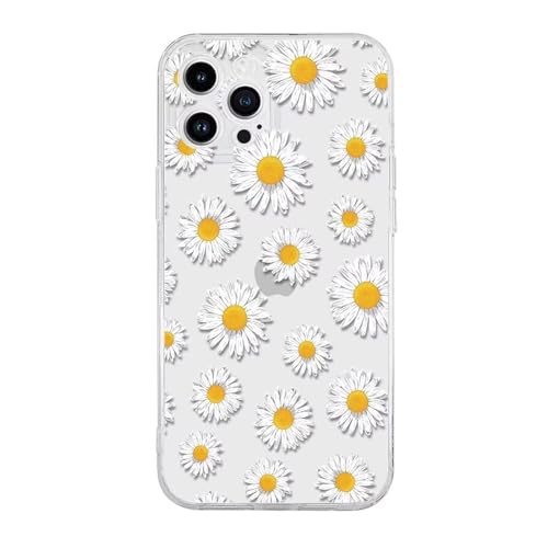 Rnrieyta Miagon Kreativ Blume Hülle für iPhone 8/7/SE 2020/2022/2023,Schmetterling Blätter Blumen Flower Serie Schutzhülle Transparentes Weich TPU Cover Dünne Kratzfeste Silikon Gel