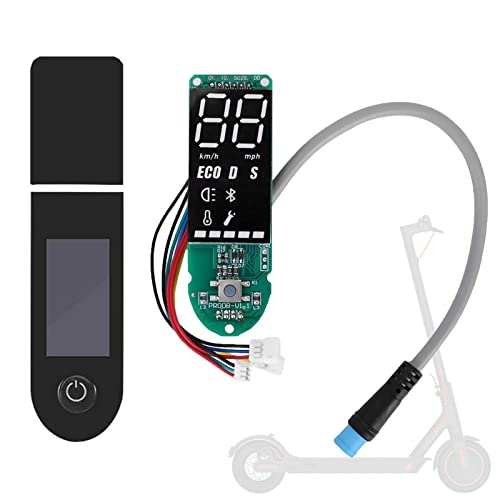 Umelee Scooter Dashboard, Bluetooth-Platine und Bildschirmabdeckungs-Kit, E Scooter Zubehör für X-i-a-o-mi Pro, Dashboard für Elektroroller