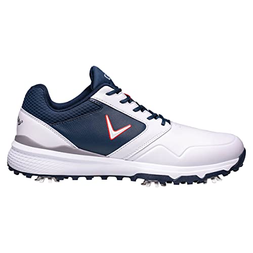 Callaway Golf Chev LS Golfschuh, wasserdicht, Weiß / navy / rot, EU 42.5