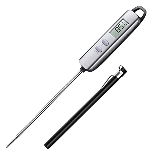 CGZZ Super schnelles Fleisch Thermometer, Kochen, Küche, Instant Read Digital mit schwenkbarem Kopf für Süßigkeiten