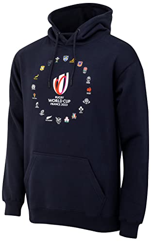 Rugby World Cup RWC 20 Nations Sweatshirt, offizielle Rugby-Weltmeisterschaft 2023, Größe XXL