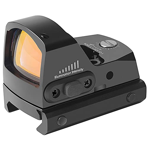 Paike Red Dot Sight Open Reflex Optic, 3.5 MOA Red Dot Sight with 20mm Mount