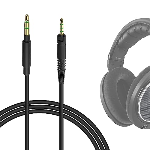 Geekria Audiokabel kompatibel mit Sennheiser HD620S, HD599SE, HD599, HD598, HD598SE, HD560S, HD598SR, HD400PRO, HD579, HD569 Kopfhörerkabel, 2,5 mm auf 3,5 mm Ersatz-Stereokabel (4 ft/1,2 m)