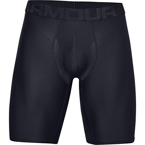 Under Armour Herren Tech 9in 2 Pack, schnelltrocknende Boxershorts, komfortable Unterwäsche mit enganliegendem Schnitt im 2er-Pack