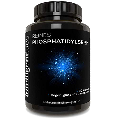 Phosphatidylserin 100mg, 100% Soja freies reines Phosphatidylserin von Intelligent Labs