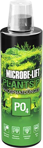 MICROBE-LIFT Plants P - 473 ml - Hochwirksamer Phosphatdünger für üppiges Pflanzenwachstum in Süßwasseraquarien, nitratfrei, ideal für Aquascaping.