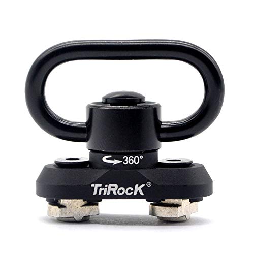 TRIROCK M-lok Mount Adapter and Sling Swivel 1.25 Inch Quick Detachable kit with 360 Degree Rotation