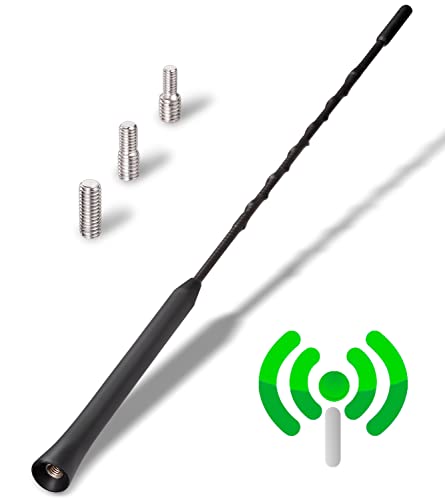 YIEHO® Autoantenne - Universal Kfz Antenne für alle Modelle - Autoradio Antenne Dachantenne Auto mit hochwertigem DAB FM Empfang - Auto Antenne Dach 28cm