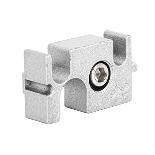 SCHMIDT systemprofile 10x Halter Nut 8 Aluminium Profil-Halterung Tragrolle Rollenbahn Untergurtrolle Förderband Rolle Aluprofil-Zubehör