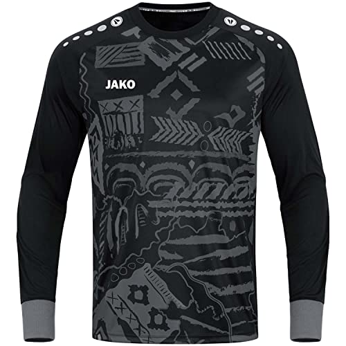 JAKO Herren Tw-trikot Tropicana Torwart Trikots, Schwarz/Anthrazit, S EU